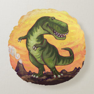 Almofada Redonda Presentes e acessórios do Tyrannosaurus