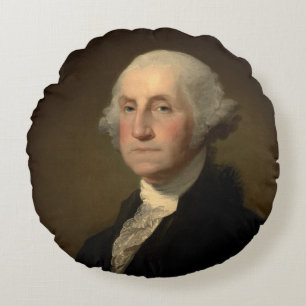 Almofada Redonda Presidente americano George Washington, Stuart