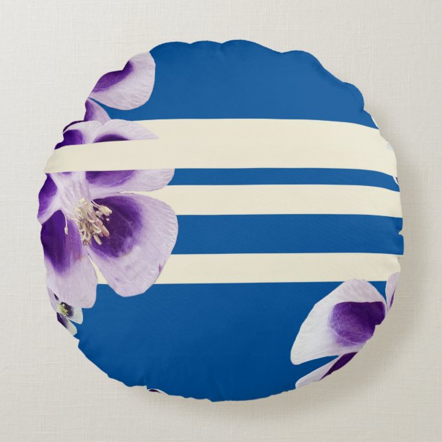 Almofada Redonda "Primavera irá cantar "Almoço de Arte" (Frente)