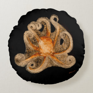 Almofada Redonda Procurando um travesseiro redondo do poliéster do