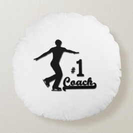 Almofada Redonda Produtos masculinos do treinador do patinagem