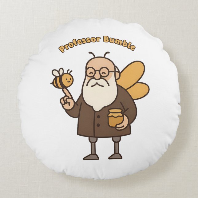 Almofada Redonda Professor Bumble Round Pillow (Frente)