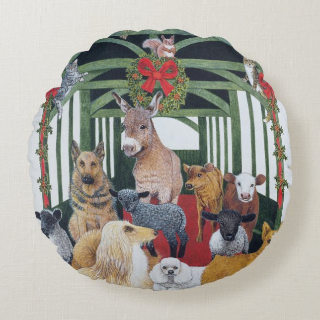 Almofada Redonda Protegido (Frente)