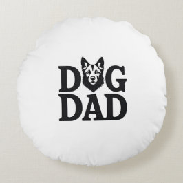Almofada Redonda Proud Dog Dad Apparel & Accessories