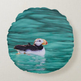 Almofada Redonda Puffin In Resurrection Bay, Alaska