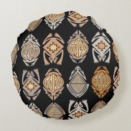 Almofada Redonda Pulando Sapos