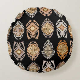 Almofada Redonda Pulando Sapos