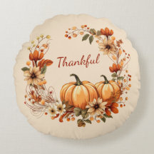 Pumpkin agradecido e Flores de outono