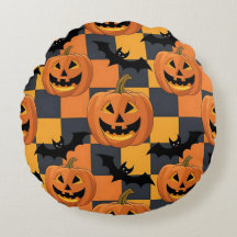 Pumpkin de Spookeen e Padrão de Bat