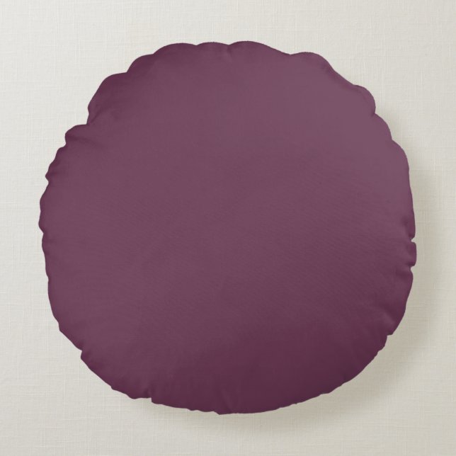 Almofada Redonda Purple, Solid, Modern, Simple, Modern, Trendy (Frente)