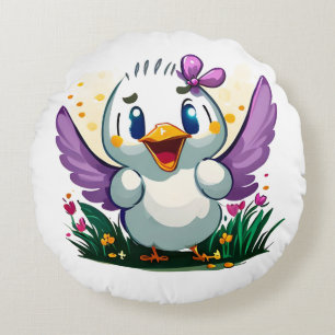 Almofada Redonda Quacking' Cute