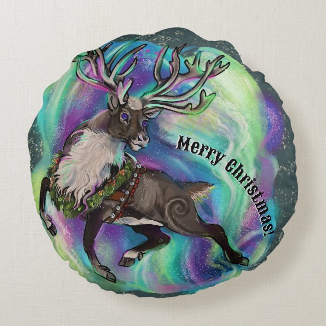 Almofada Redonda Quando os Renques Voam (Verso)