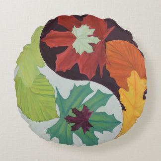 Almofada Redonda Quatro Estações: Yin-Yang Round Cushion