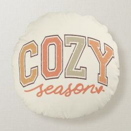 Almofada Redonda Queda de "Feira de Cozy" / outono