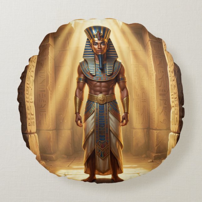 Almofada Redonda Ra – Ägyptischer Sonnengott´3 (Frente)