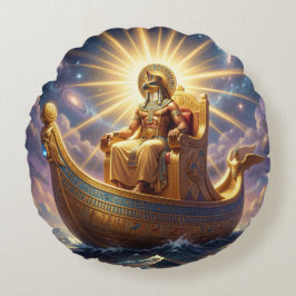Almofada Redonda Ra – Egyptian Sun God´5