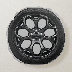Almofada Redonda Racing Car Wheel Rim Gran Turismo Movie GT7