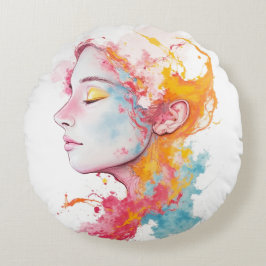 Almofada Redonda Radiação interna