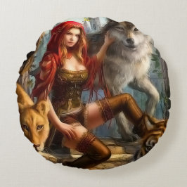 Almofada Redonda Rainha dos Monstros