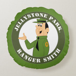 Almofada Redonda Ranger Smith Retrato de Jellystone