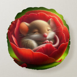 Almofada Redonda Rato de sangria