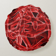 Recortes de fita vermelha cruzados e sobrepostas