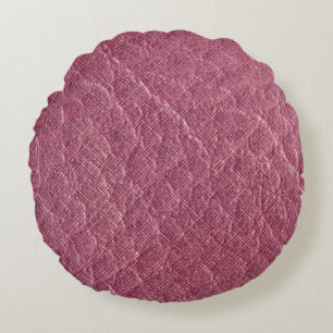 Almofada Redonda Red paper texture, dark backgroundabstract, ancie