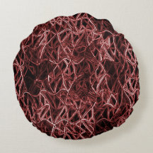 Rede vermelha entrelaçada de fio rústico e enredad