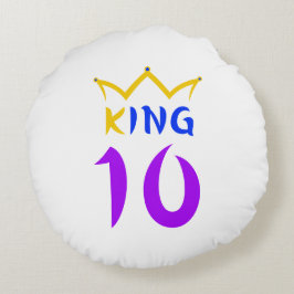 Almofada Redonda Rei 10
