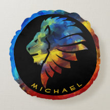 Rei da selva, nome de aquarela monograma