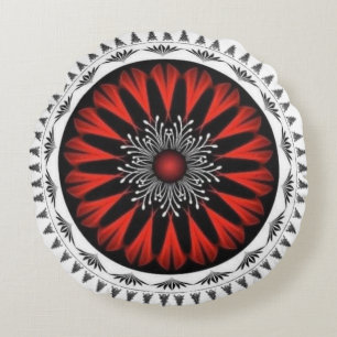 Almofada Redonda Residência residencial Décor Travesseiros & Poufs 