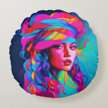 Retrato de Abstrato vibrante