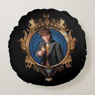 ALMOFADA REDONDA RETRATO NEWT SCAMANDER™
