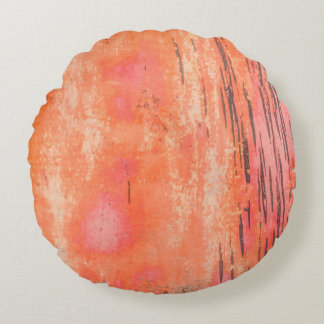 Almofada Redonda Retro vintage grunge textureabstract, art, home de