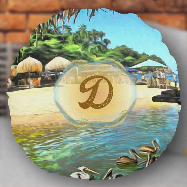 Almofada Redonda Rio Meets Ocean 0330 (Criador carregado)