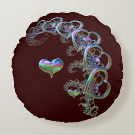 Almofada Redonda Ritmo do coração