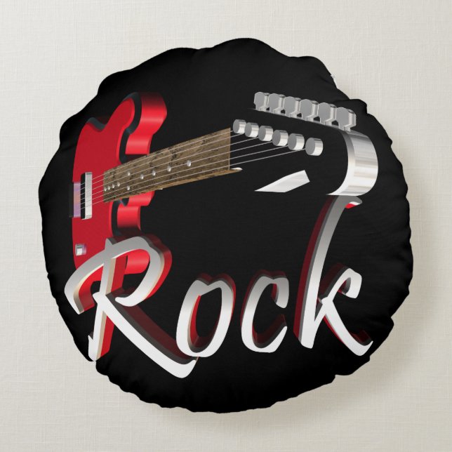 Almofada Redonda Rock (Verso)