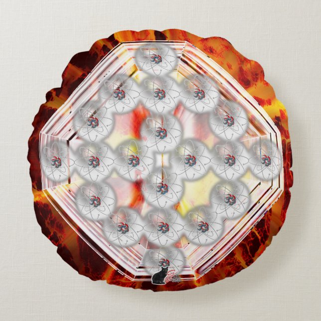 Almofada Redonda Rock duro (Frente)