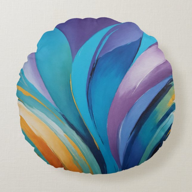 Almofada Redonda Roda Vibrante (Frente)