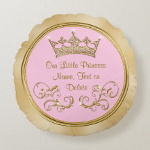 Rosa e Dourado, nossos Travesseiros da Princesa Pe