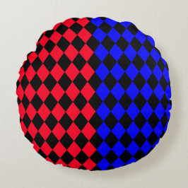 Almofada Redonda Rouge et bleue punk Legging