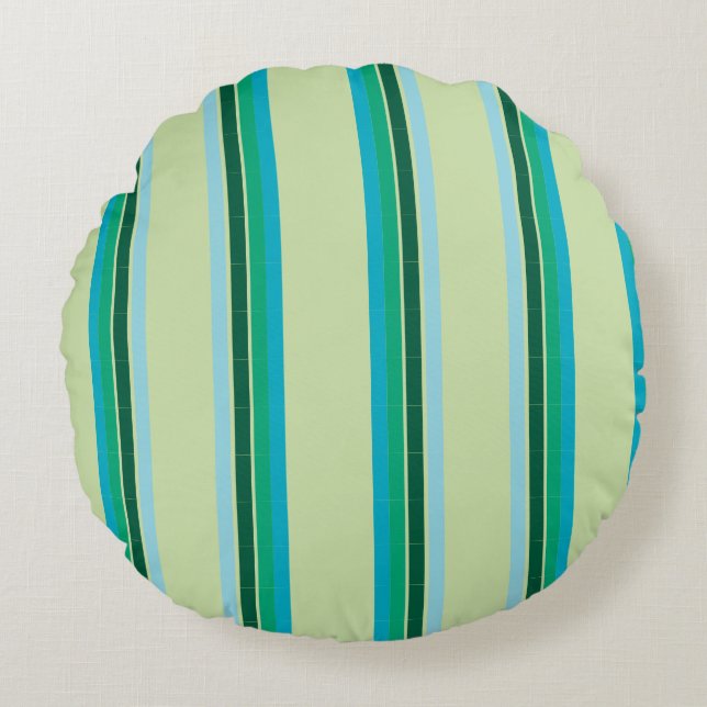 Almofada Redonda Round Pillow with stripes (Frente)