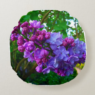 Almofada Redonda Roxo