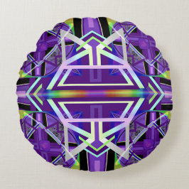 Almofada Redonda Roxo W3