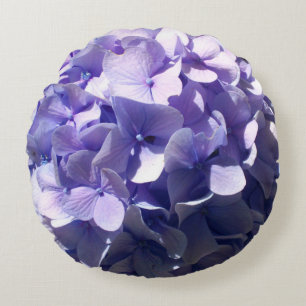 Almofada Redonda RoxoHydrangeas