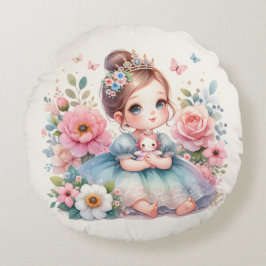 Almofada Redonda Royal Garden Princess