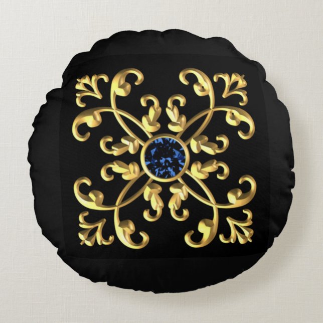 Almofada Redonda Royalty (Frente)