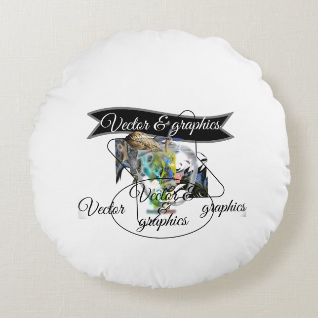 Almofada Redonda Runde Kissen (Frente)