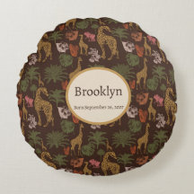 Safari Giraffe & Tropical Leaves Nursery