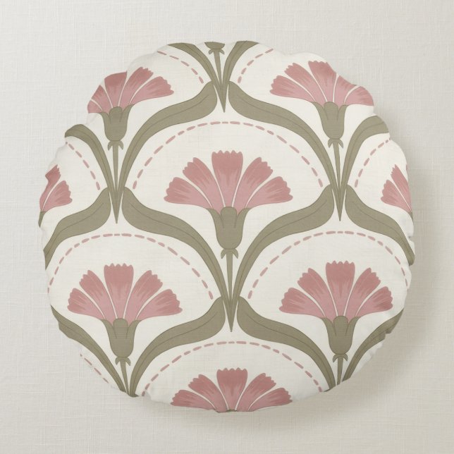 Almofada Redonda Sage and Rose Round Pillow (Frente)